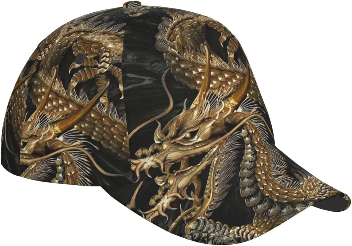 Dragon Snapback-pet Herenbaseballpetten Herenzonnepet Verstelbare coole truckerpet voor dames en heren