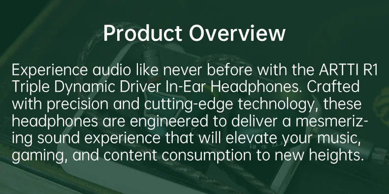 ARTTI T10 Planar Driver In-Ear HiFi Earphones, Wired IEM Monitors with 14.2mm Planar Driver, Detachable 0.78mm 2-Pin Cable, 3.5mm/4.4mm Audiophile Earbuds