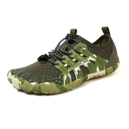 Men's and women's water shoes, upstream wading swimming barefoot five-finger aqua shoes, colorful beach seaside light unisex sneakers new