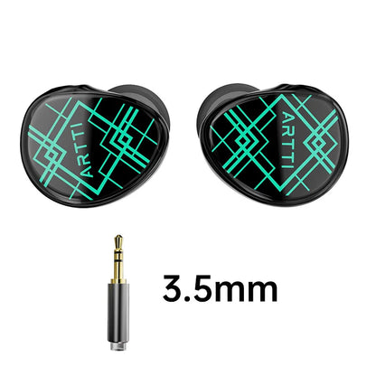 ARTTI T10 Planar Driver In-Ear HiFi Earphones, Wired IEM Monitors with 14.2mm Planar Driver, Detachable 0.78mm 2-Pin Cable, 3.5mm/4.4mm Audiophile Earbuds