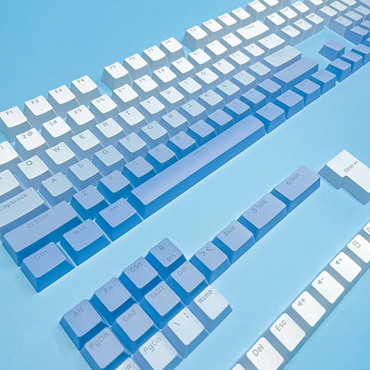 132 Keys OEM Profile Gradient backlit RGB Keycaps For Cherry Mx Switch Mechanical Gamer Keyboard PBT Keycap ISO Layout Key caps