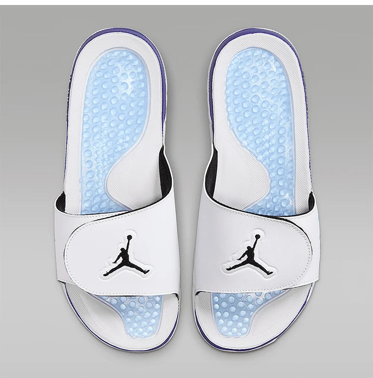 Oficiálne originálne pánske ľahké a priedušné sandále Nike JORDAN bez šnurovania 555501-103