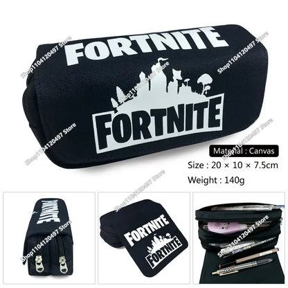 Fortnited Student Pencilcase Large Capacity Pencil Case Kids Toys Pen Bag School Supplies Stationery Pouch Boys Game Gifts