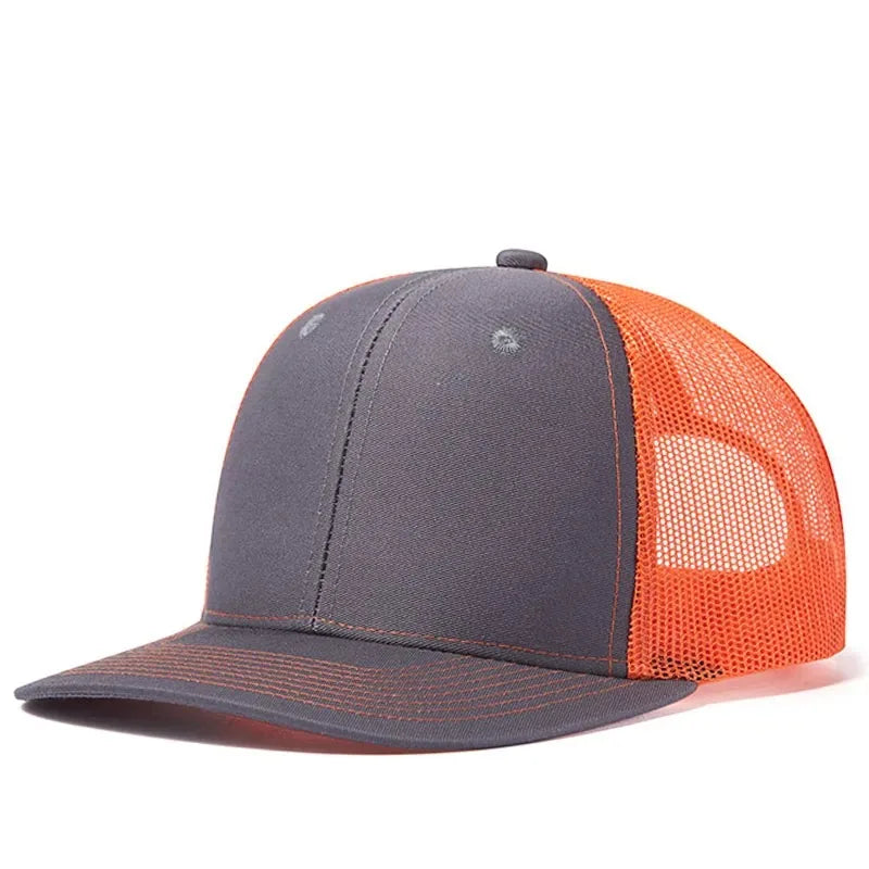 2026 New Hot Sale Unisex Cap Slight Curved Brim Style Trucker Hat Men & Women Casual Outdoor Breathable Summer Cap