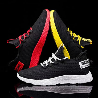 Baskets pour hommes chaussures de sport en maille légère décontractée été hommes en plein air semelle souple respirant confort mode marée chaussure de course