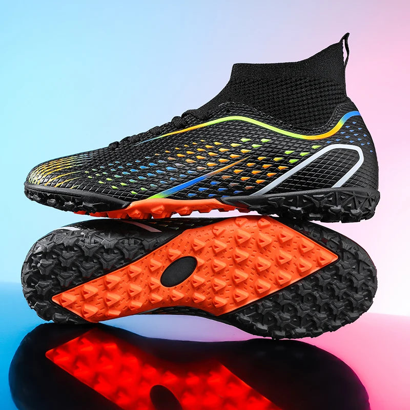 Men Football Boots Professional Turf Futsal Match Grass Unisex Outdoor Training Soccer Shoes Soccer Cleats Non-slip Breathable