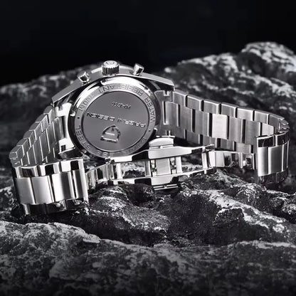 PAGANI DESIGN New 2026 Retro Luminous Moon Watch Men's Quartz Speed Sport Chronograph AR Sapphire Mirror VK64 Steel Men's Watches