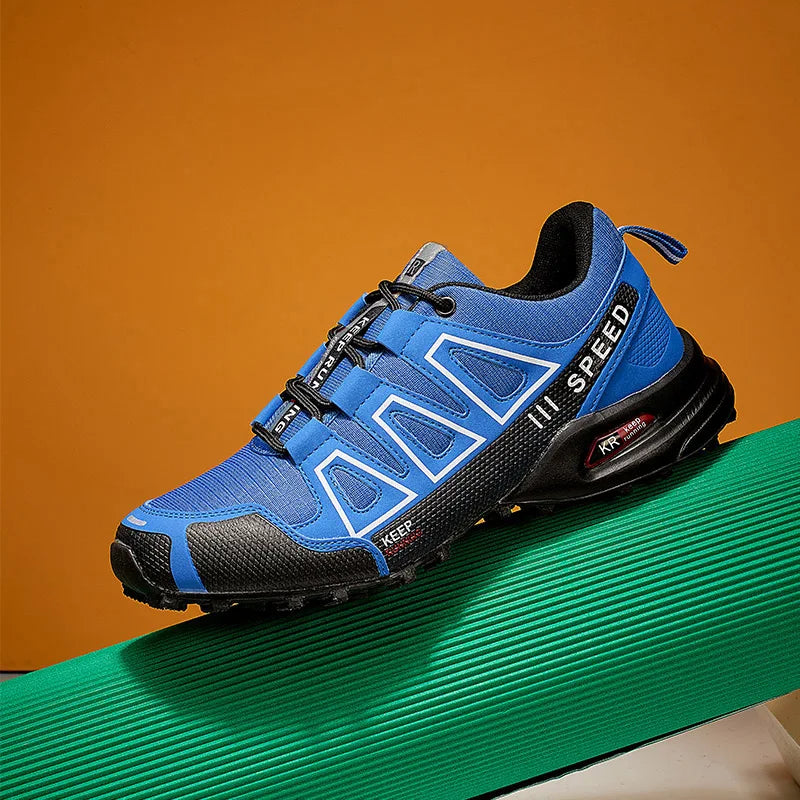 Sapatos de Ciclismo Sem Fecho para Homem, Sapatos de Caminhada Antiderrapantes para Montanha e Todo-o-Terreno, Sapatos Desportivos Respiráveis, Sapatos de Ciclismo de Estrada