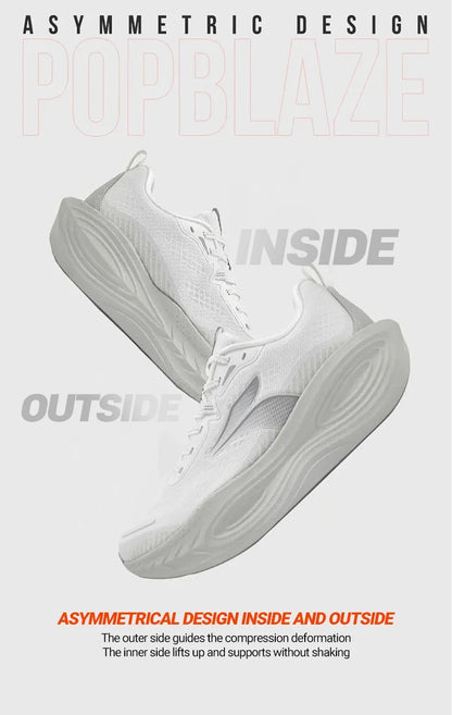 Sapatilhas de Running para Homem 361 Degrees PopBlaze 5 — Novo Amortecimento, Sola Grossa, Respiráveis, Antiderrapantes, para Jogging ao Ar Livre — Sneakers Masculinos 672532212
