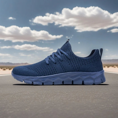 Sneakers til mænd i let mesh, damesko, casual flade sko, løbesko til mænd, bløde tennissko, åndbare herresneakers
