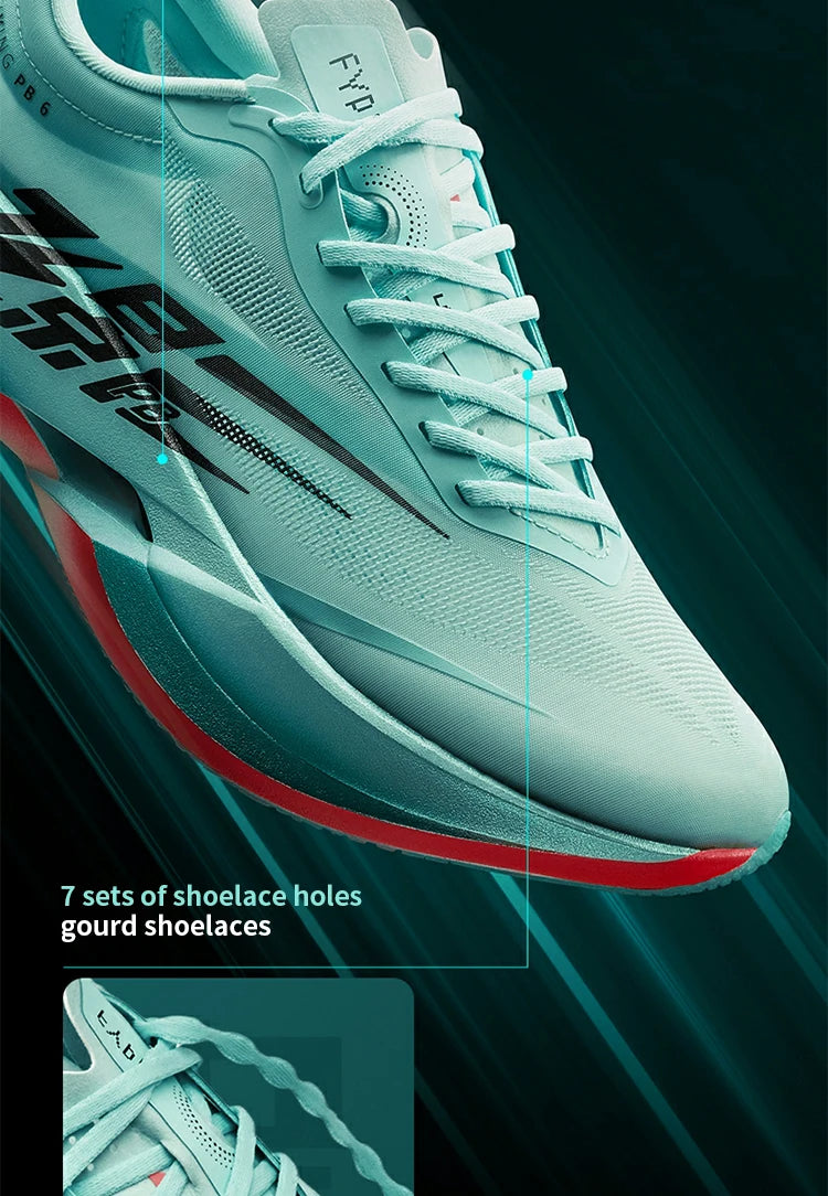 QIAODAN Feiying PB6.0 Men's Marathon Racing Running Shoes with Full Palm Carbon Plate, Lightweight Sports Sneakers QDB023261299