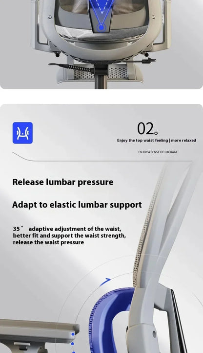Gaming Chair Office Desk Ergonomic Computer Adjustable Armrests 3D Headrest Chair Lift Chair Back  Can Tilt Back with Foo Pedals