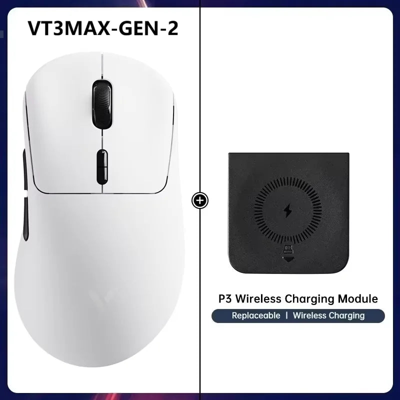 Rapoo VT3Pro GEN-1 Wireless Gaming Mouse 59g Lightweight 8KHz Polling Rate 26000DPI 9 Programmable Buttons Optical Sensor