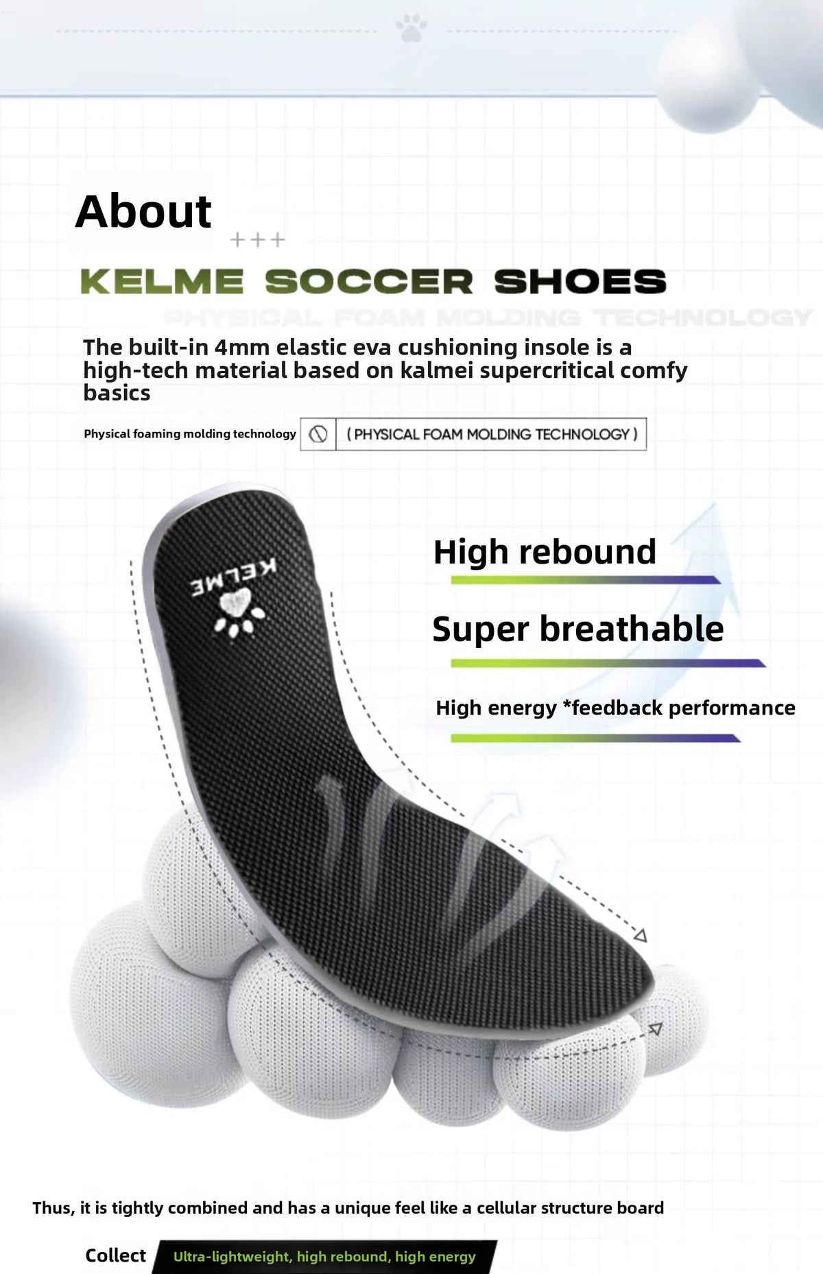 Kelme-lasten jalkapallokengät Tf Nail -kengät ala-asteen oppilaille, tekonurmelle sopivat viiden pelaajan jalkapallokengät