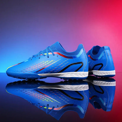 Nouveaux hommes chaussures de Football ultralégères TF/FG bottes de Football professionnelles unisexe antidérapant de haute qualité en gros livraison directe formation