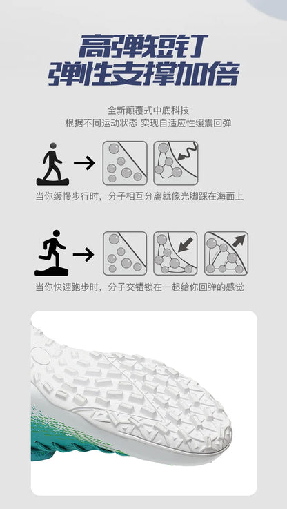 Teenage Adult Football Shoes New Fashion Large Size Sneakers Outdoor Professional Competition Training Football Footwear 31-48