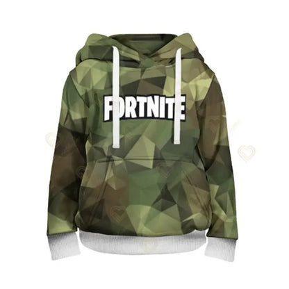 Fortnite Boys Cool Heroes Cosplay Hoodie Cartoon Sweatshirt Kid Clothes Spring Autumn Baby Coat Children Hooded Jacket