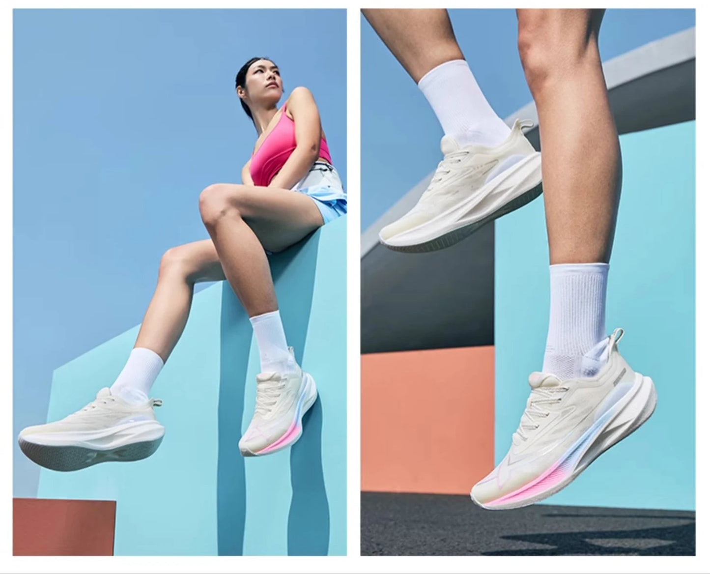 Xtep 2000KM 2.0 Running Shoes for Men, Summer Professional TPU Shock Absorption Sneakers (Suggest Half Size Down) 876219110043