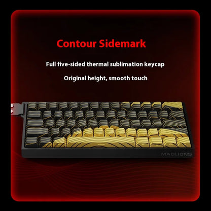 MADLIONS MAD60HE MAD68HE Magnetic Switch Keyboard Mechanical Keyboard 8000Hz 0.01mmRT Wired Custom Valorant Gaming Keyboard
