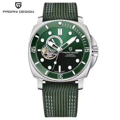 PAGANI DESIGN 2026 Original 43MM Men's Automatic Mechanical Watch NH39 200M Waterproof AR Sapphire Mirror Watches For Men ﻿
