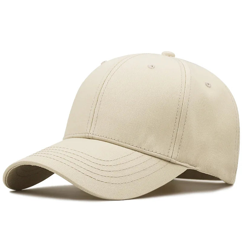 Men Women Baseball Cap Big Head Plus Size High Crown Top Quality Pure Cotton Oversize Sport Snapback Hat 58-60cm 61-68cm