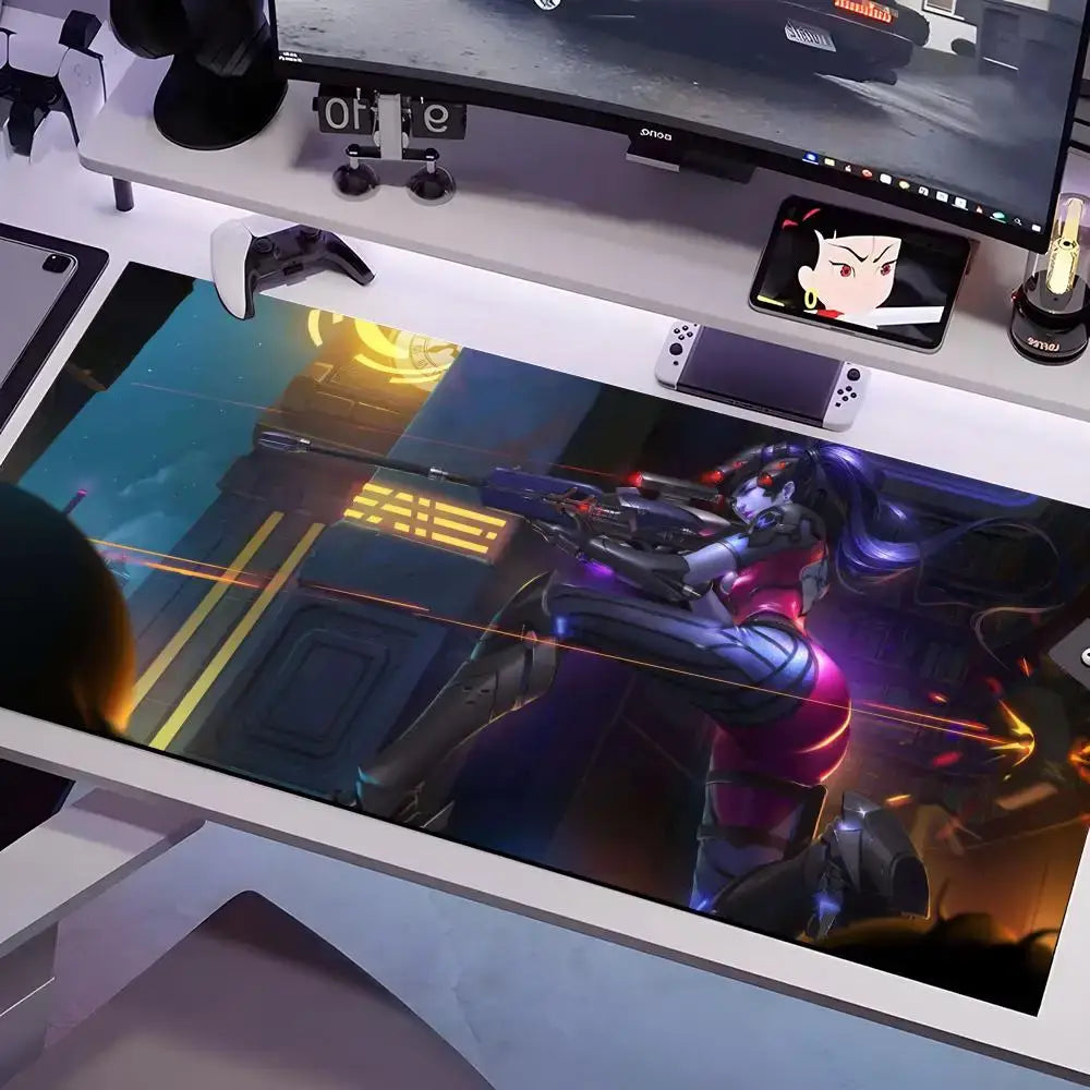 Overwatch Mouse Pad Multiple Sizes Large Square Computer Office Game Table Mats Rubber Anti-slip Mousepads