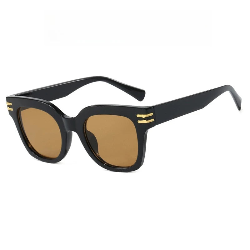 Ochelari de soare pătrați supradimensionați, la modă, de calitate superioară, cu protecție UV, pentru șofat, pentru bărbați și femei, cu personalitate, ochelari unisex