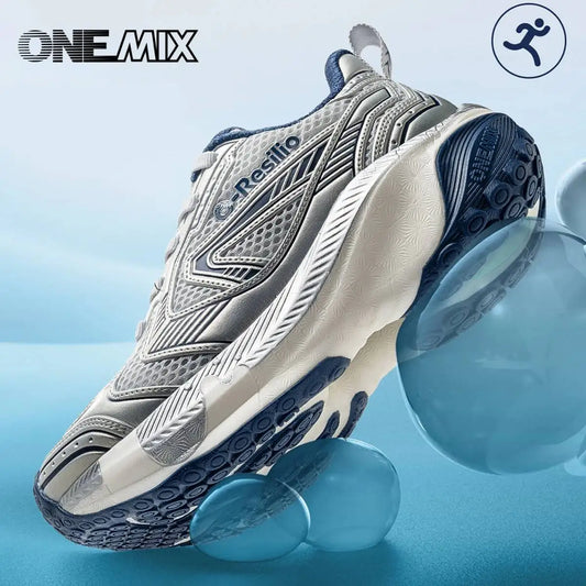 ONEMIX Lekkie męskie trampki z amortyzacją dla taty – buty sportowe do biegania i na co dzień dla kobiet, miękkie i elastyczne 25216