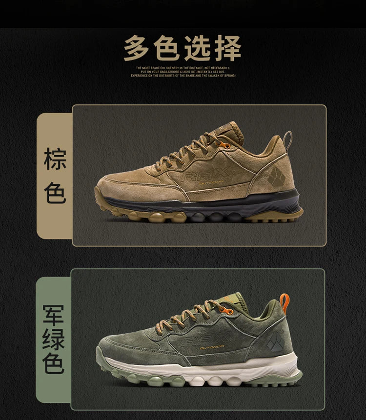 RAX Running Shoes Men & Women Outdoor Sport Breathable Lightweight Sneakers Air Mesh Upper Anti-Slip Natural Rubber Outsole