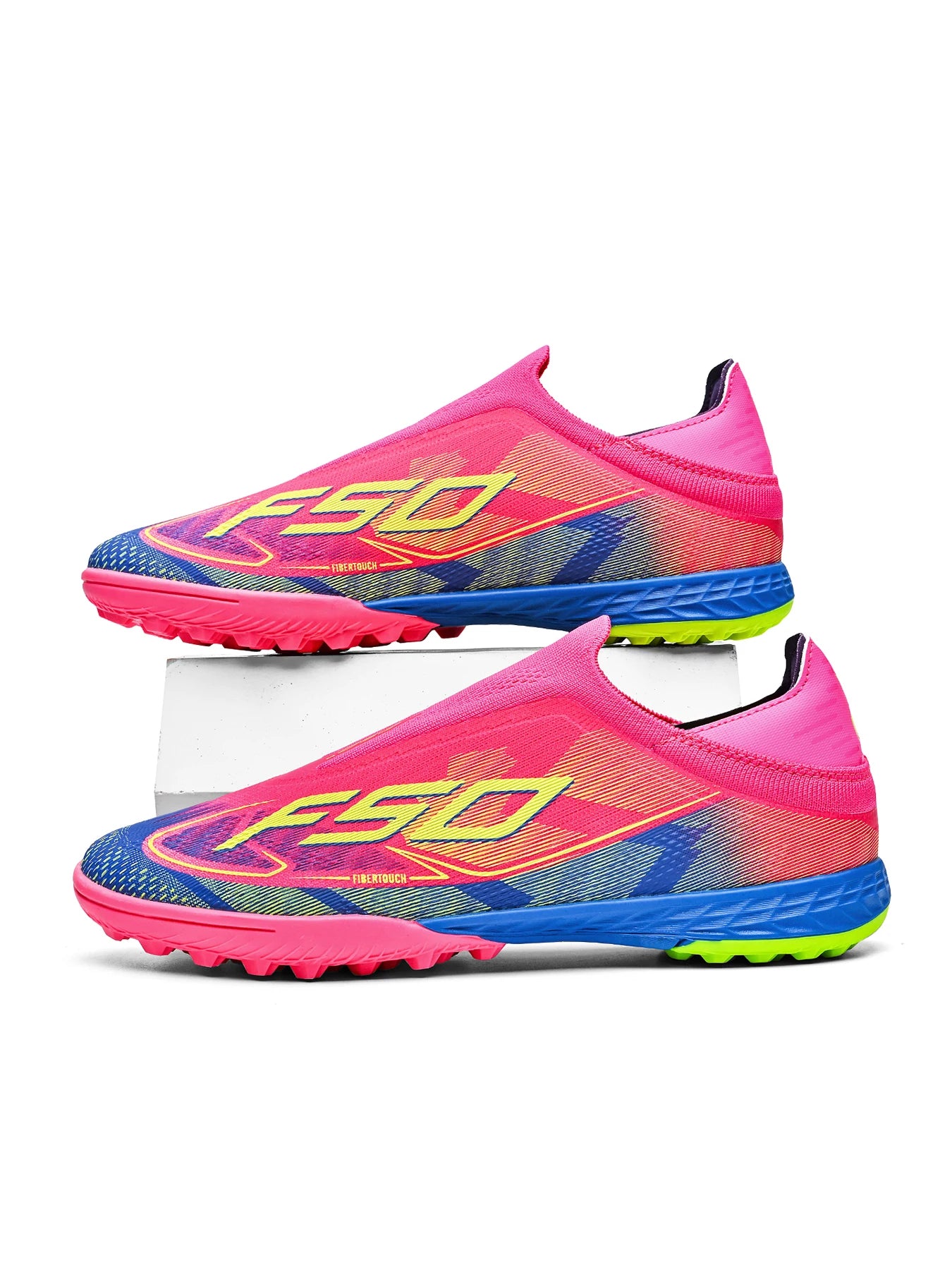 TF Soccer Shoes for Training, Anti-Slip, Wear-Resistant, Firm Grip, Ankle Protection, Lightweight, Comfortable
