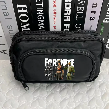 Fortnite Pen Box Creative Game Pattern Pencil Case Harajuku Storage Bag Boy Girl Back to School Supplies Birthday Party Gifts