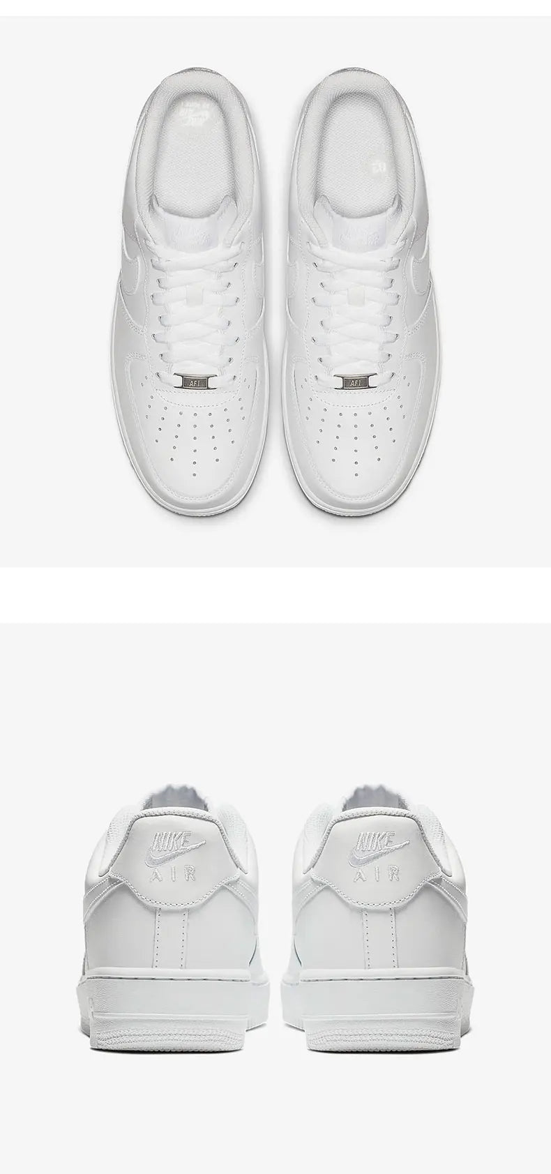 Nike Official Authentic AIR FORCE 1 Men's Casual Wear-Resistant Fashion Board Shoes CW2288-111