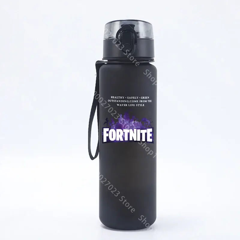 650ML Fortnites Sports Water Bottle Kawaii Motivational Leak Proof Portable Reusable Cups Outdoor Travel Gym Jugs New Cute Gifts