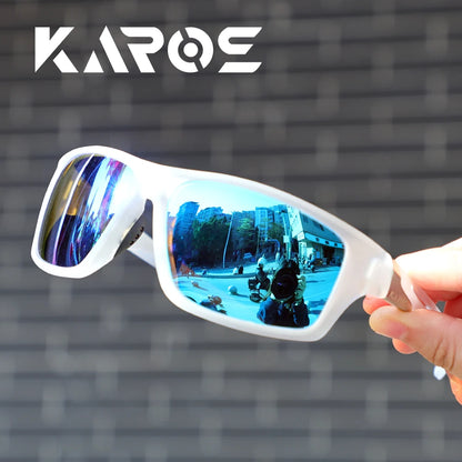 Ochelari polarizați Karos UV400 pentru bărbați și femei – ciclism, pescuit, alergare, sporturi în aer liber, ochelari de soare pentru bicicletă, ochelari pentru condus și călărie YZ2012