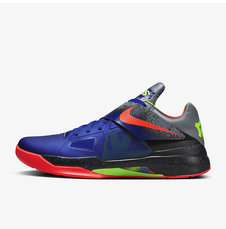 Nike aidot KD 4 NERF miesten matalat, iskunvaimentavat ja käytännölliset koripallokengät FQ8180-400