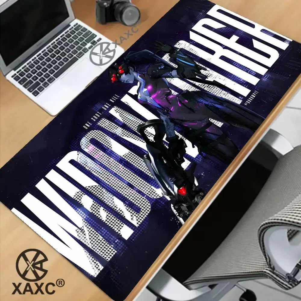 Alfombrilla de ratón grande de Overwatch, estilo kawaii, XXL, para ordenador, escritorio, gamers, oficina, alfombra, teclado, mesa, accesorios para juegos, MousepadXAXC
