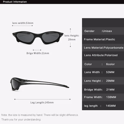 Men Polarized Sunglasses Cycling Outdoor Sports Sun Glasses Fishing Running UV400 Shades Eyewear