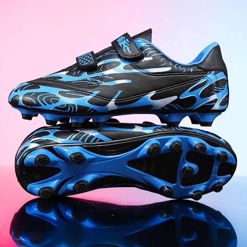 Nouveaux hommes enfants bottes de Football ultralégers garçons chaussures de Football professionnelles crampons antidérapant Match herbe chaussures d'entraînement livraison directe