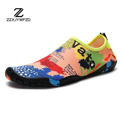 2023Yoga Sports Water Sneakers Unisex Swimming Aqua Seaside Barefoot Slippers Surf Upstream Light Quick-Drying Beach Water Shoes