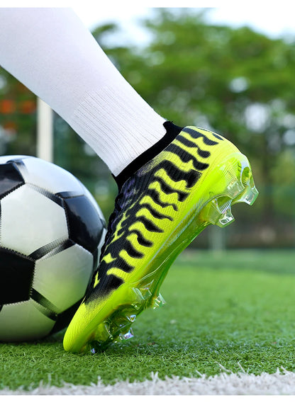 Chaussures de football professionnelles pour hommes, chaussures de football de société, crampons, chaussures de football d'intérieur et d'extérieur, chaussures d'entraînement originales, baskets rapides