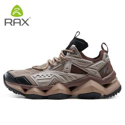 Rax Men's Waterproof Hiking Shoes Breathable Hiking Boots Outdoor Trekking Sports Sneakers Tactical Shoes