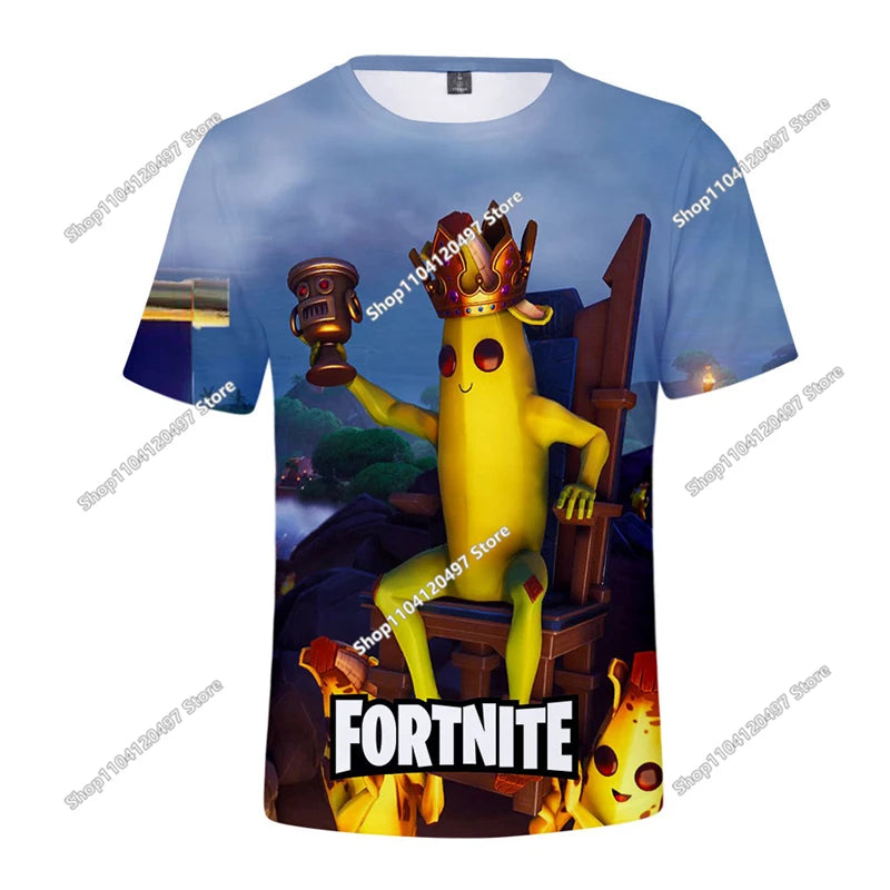 Fortnite Boys Clothes T Shirt Victory Hero Child Kids T-shirt Battle Royale 3d Girls Short Sleeve Tees Tshirt