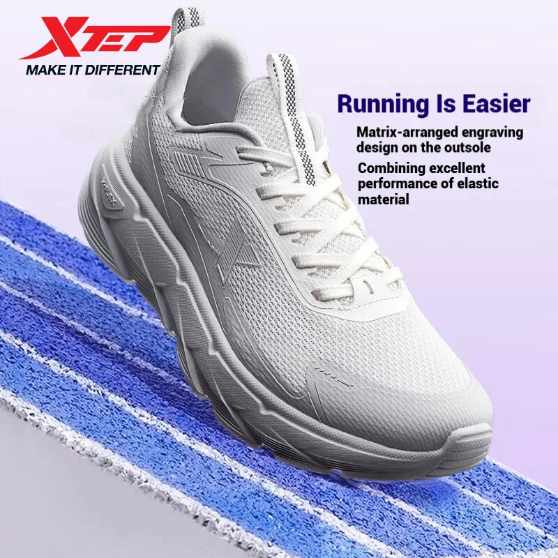 Xtep Light Joy 2 Women's Running Shoes 2025 Spring Shock-Absorbing Non-slip Wear-Resistant Lightweight Sports Shoes 875118110015