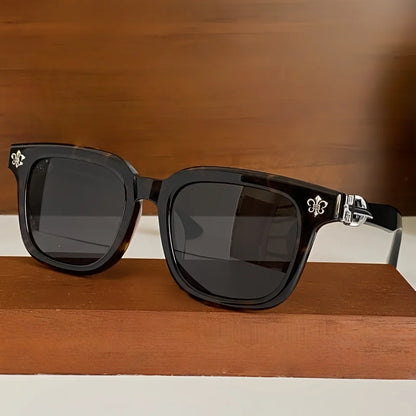 Męskie modne, spersonalizowane okulary przeciwsłoneczne z acetatu – markowy projekt w stylu retro, luksusowe, z filtrem UV400 – damskie okulary przeciwsłoneczne do aktywności na świeżym powietrzu