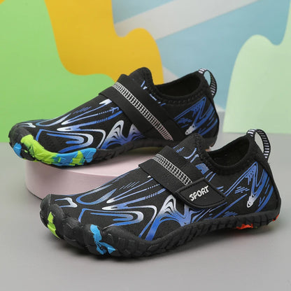 New children's boys and girls beach quick diving shoes, Qianjiang swimming shoes, indoor fitness floor shoes, bathroom shoes, sizes 29-38