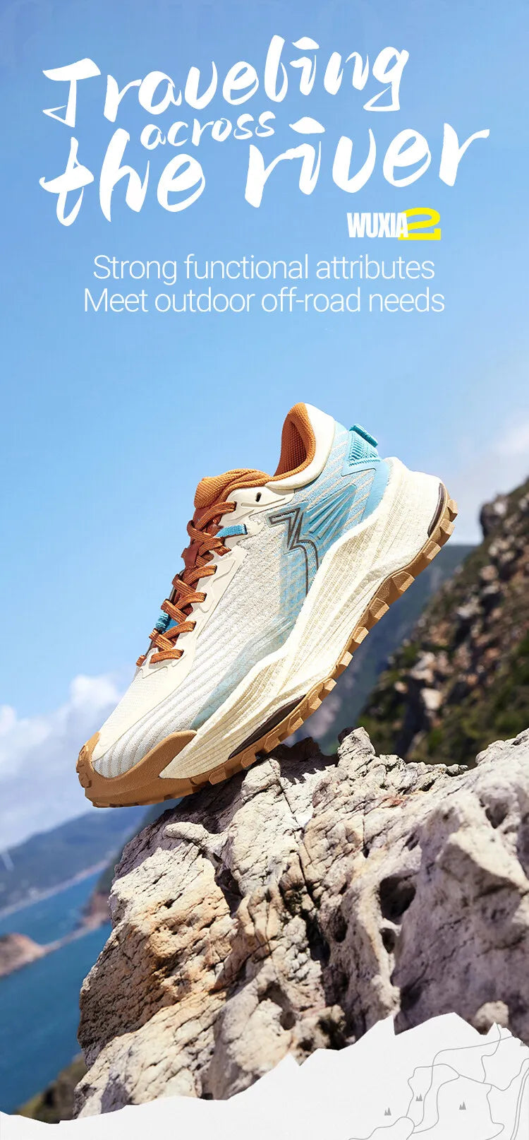 Scarpe da running 361 Degrees WUXIA 2 leggere, traspiranti, ammortizzate, antiscivolo e morbide per outdoor ed escursionismo, sneakers versatili da uomo 672542201