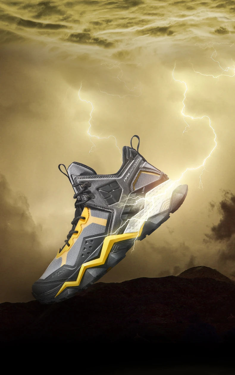 Rax Men's Waterproof Hiking Shoes Breathable Hiking Boots Outdoor Trekking Boots Sports Sneakers Tactical Shoes