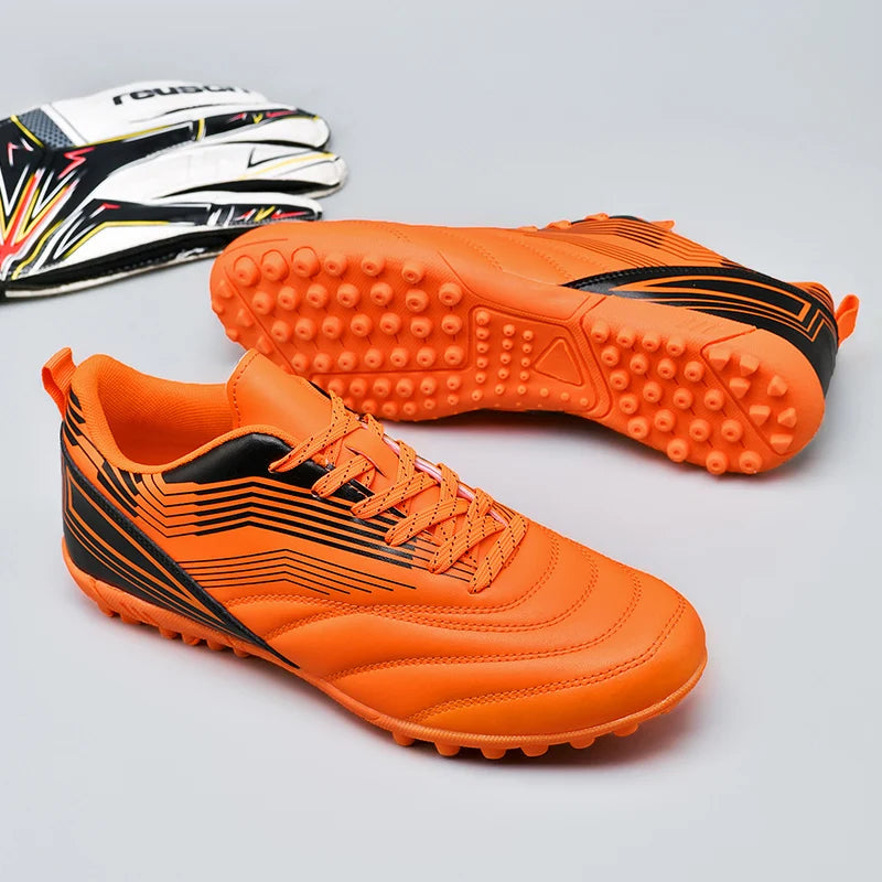 Chaussures de Football pour hommes, bottes de Football professionnelles, Futsal, vente en gros, confortables, TF, chaussures d'extérieur antidérapantes de haute qualité