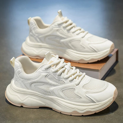 Herren-Speed-Freizeitsneaker für Frühling und Sommer, mit weicher Sohle, rutschfest, atmungsaktiv, Outdoor-Laufschuhe, modische Youth Joker Sportschuhe