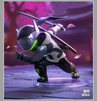 POP MART Genuine Overwatch Play Of The Game Series Blind Box PVC Collectible Figurines Desktop Ornaments Girl Toy Model For Fans